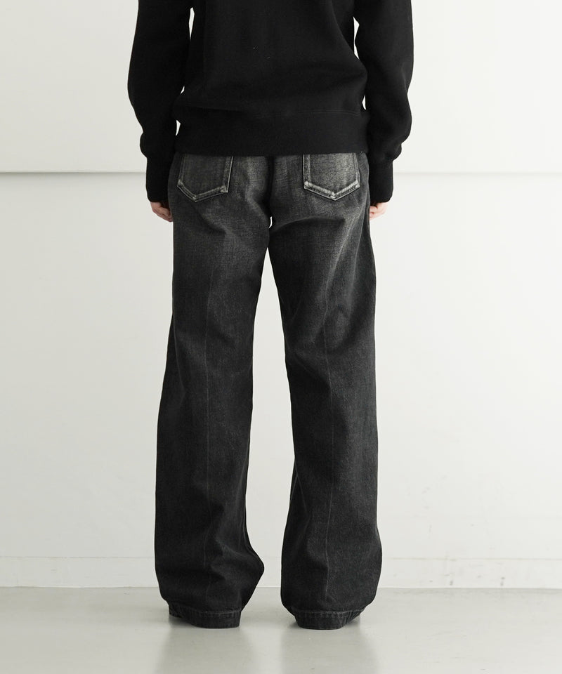 「OUT OF STOCK」THE DENIM LOOSE FIT VINTAGE "BLACK"