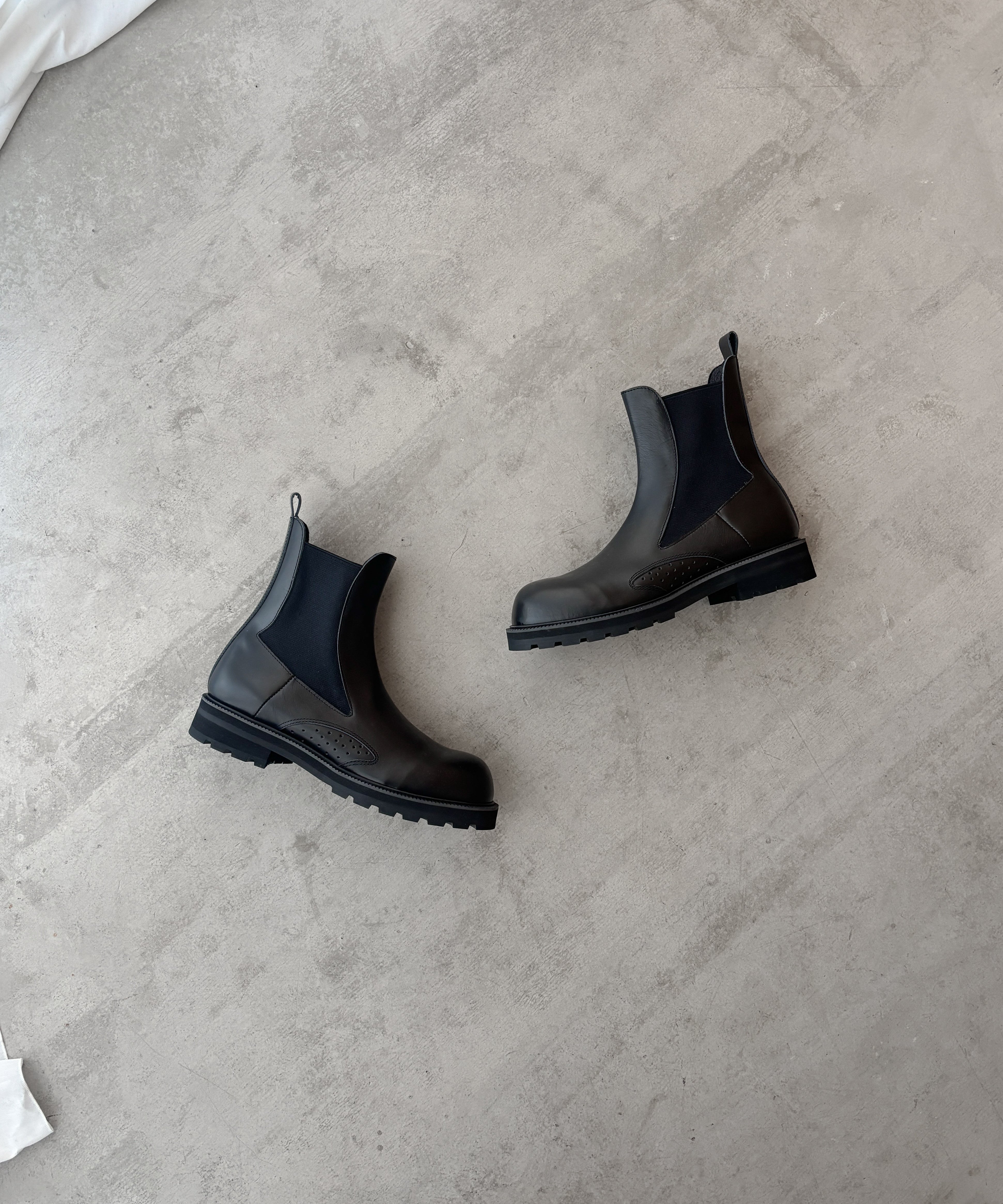 acoページ（57番底ビョウ付き） KAIKO × MIDORIKAWA RYO SIDE GORE BOOTS 