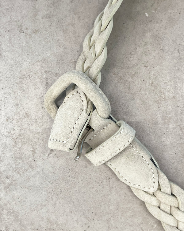 HAND BRAID BELT 裏 "SAND"