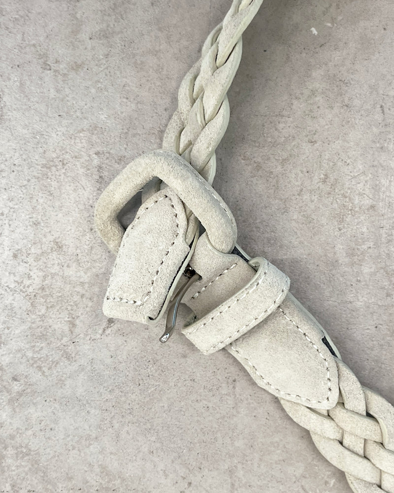 HAND BRAID BELT 裏 "SAND"