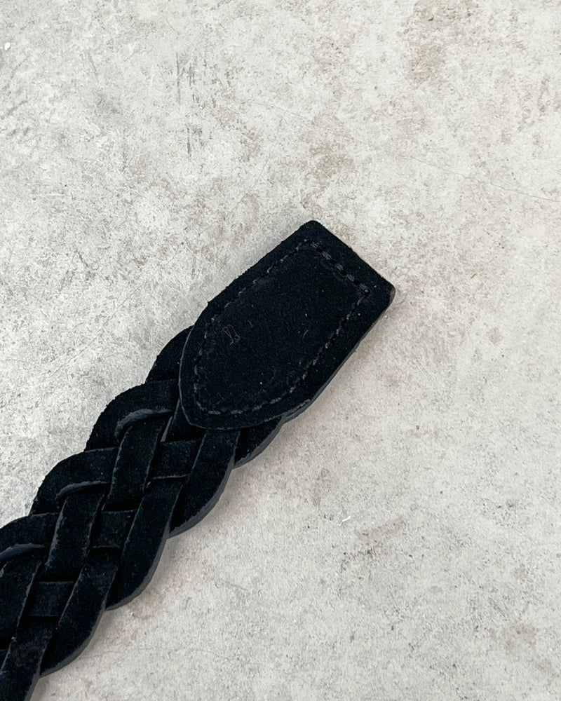 HAND BRAID BELT 裏 "BLACK"