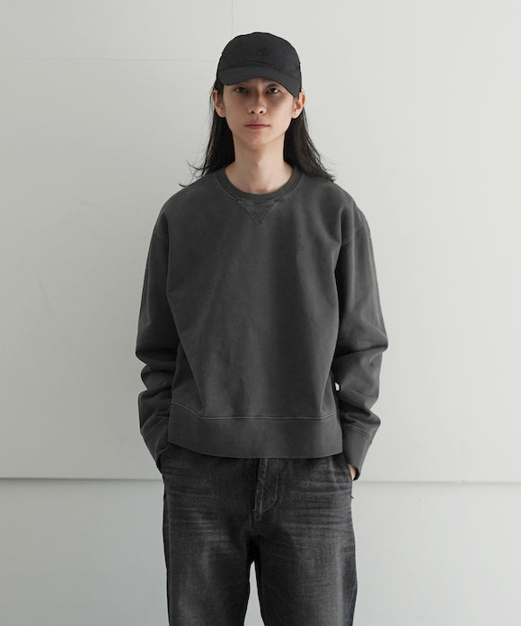 FADED HEAVYWEIGHT SWEAT SHIRT "FADED BLACK"