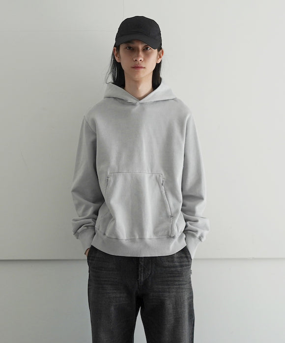 FADED HEAVYWEIGHT SWEAT PARKA "FADED GRAY"
