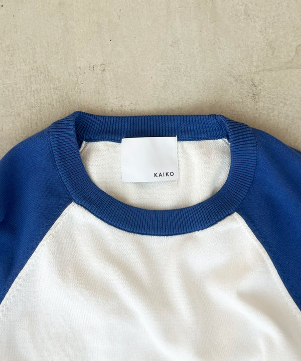 BASE BALL KNIT "BLUE"