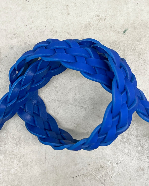 HAND BRAID BELT 表 "BLUE"