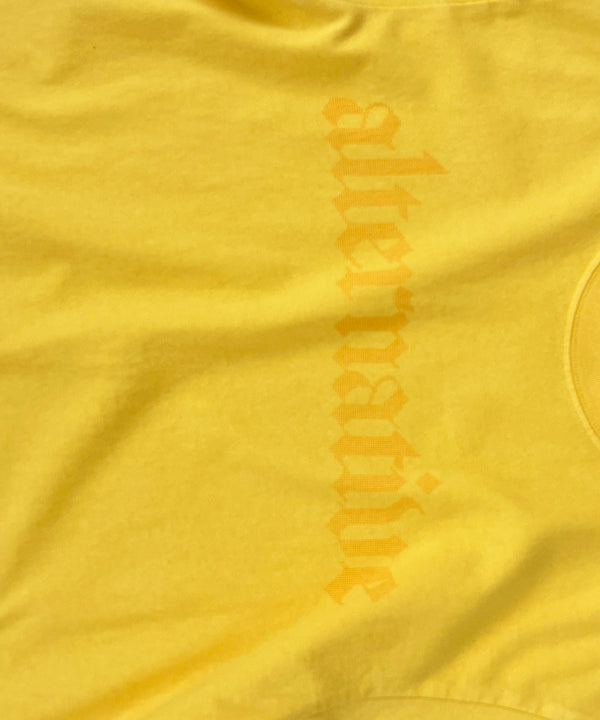 ALTERNATIVE FADED S/S T-SHIRT 1 "FADED YELLOW"