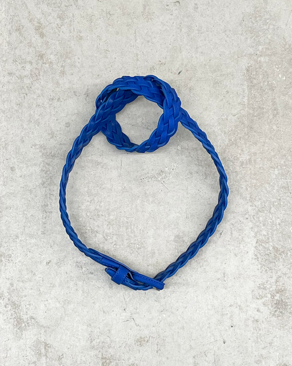 HAND BRAID BELT 表 "BLUE"