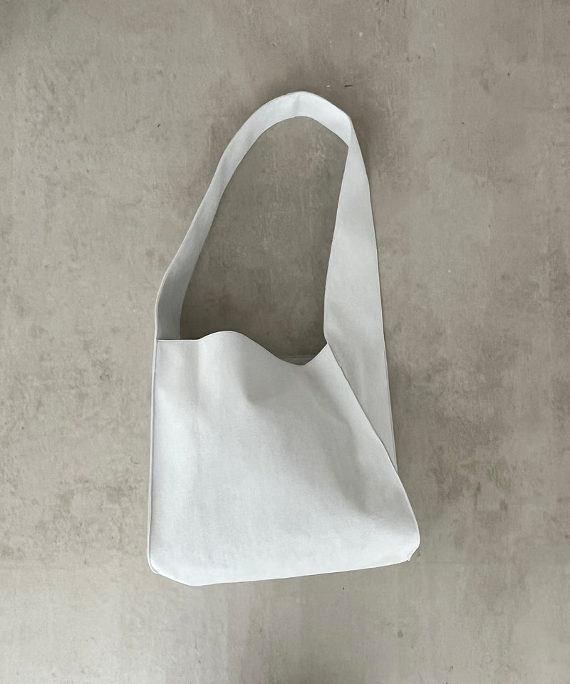 ULTRASUEDE SHOULDER BAG "SNOW"