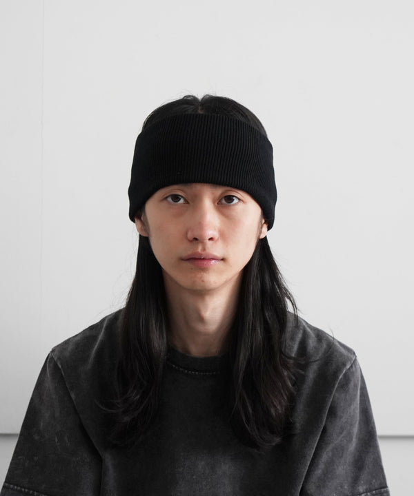 KNIT HAIR BAND "BLACK"