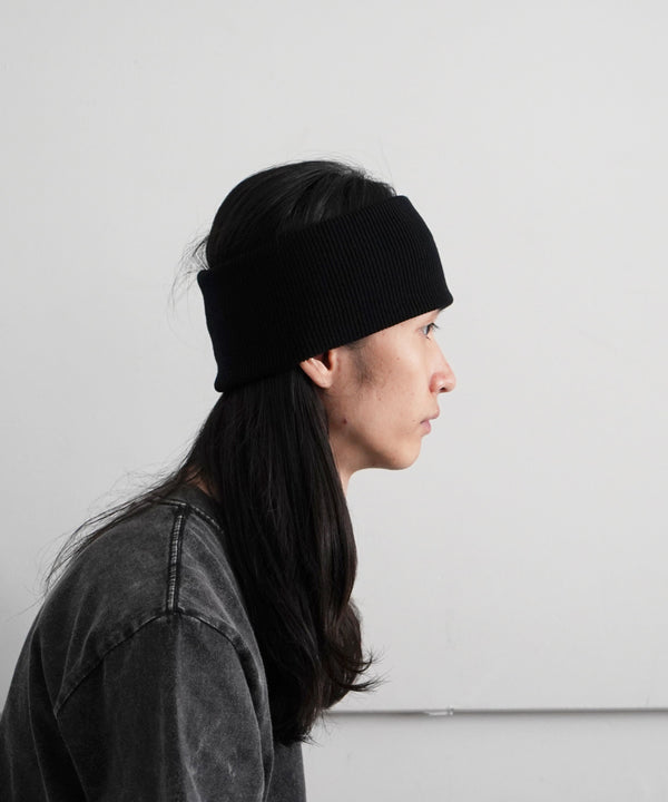 KNIT HAIR BAND "BLACK"