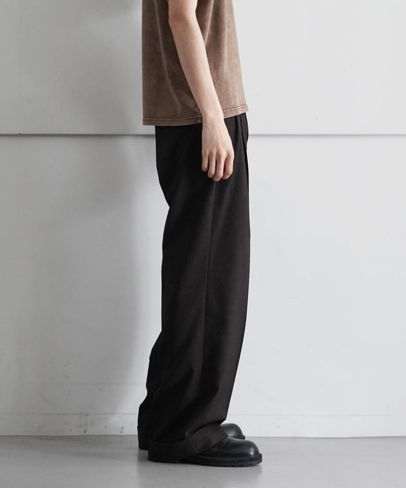 WIDE SLACKS "BROWN"