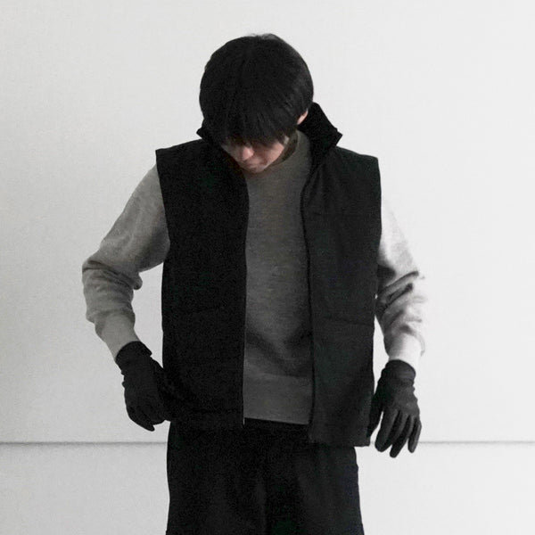 ジャケット・アウター KAIKO PAD VEST-FINX COTTEN GABARDINE PAD VEST - FINX COTTON GABARDINE- 