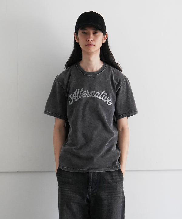 ALTERNATIVE FADED S/S T-SHIRT 2 "FADED BLACK"