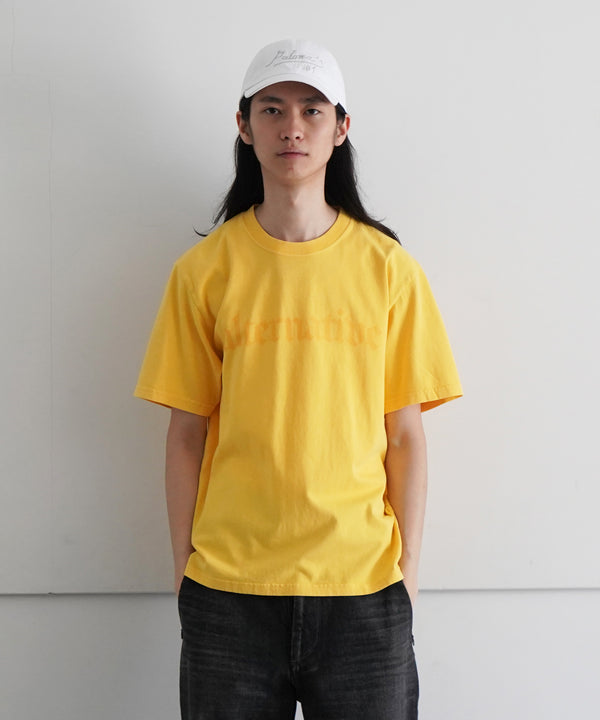 ALTERNATIVE FADED S/S T-SHIRT 1 "FADED YELLOW"