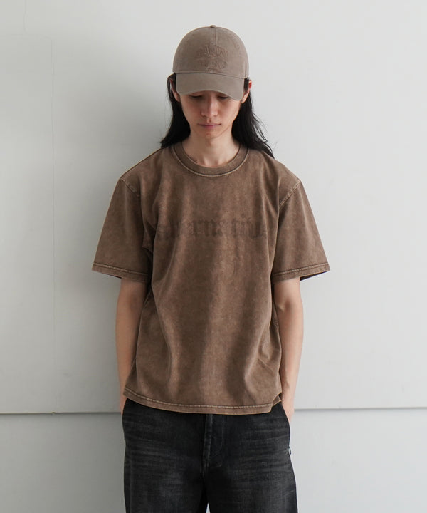 ALTERNATIVE FADED S/S T-SHIRT 1 "FADED BROWN"