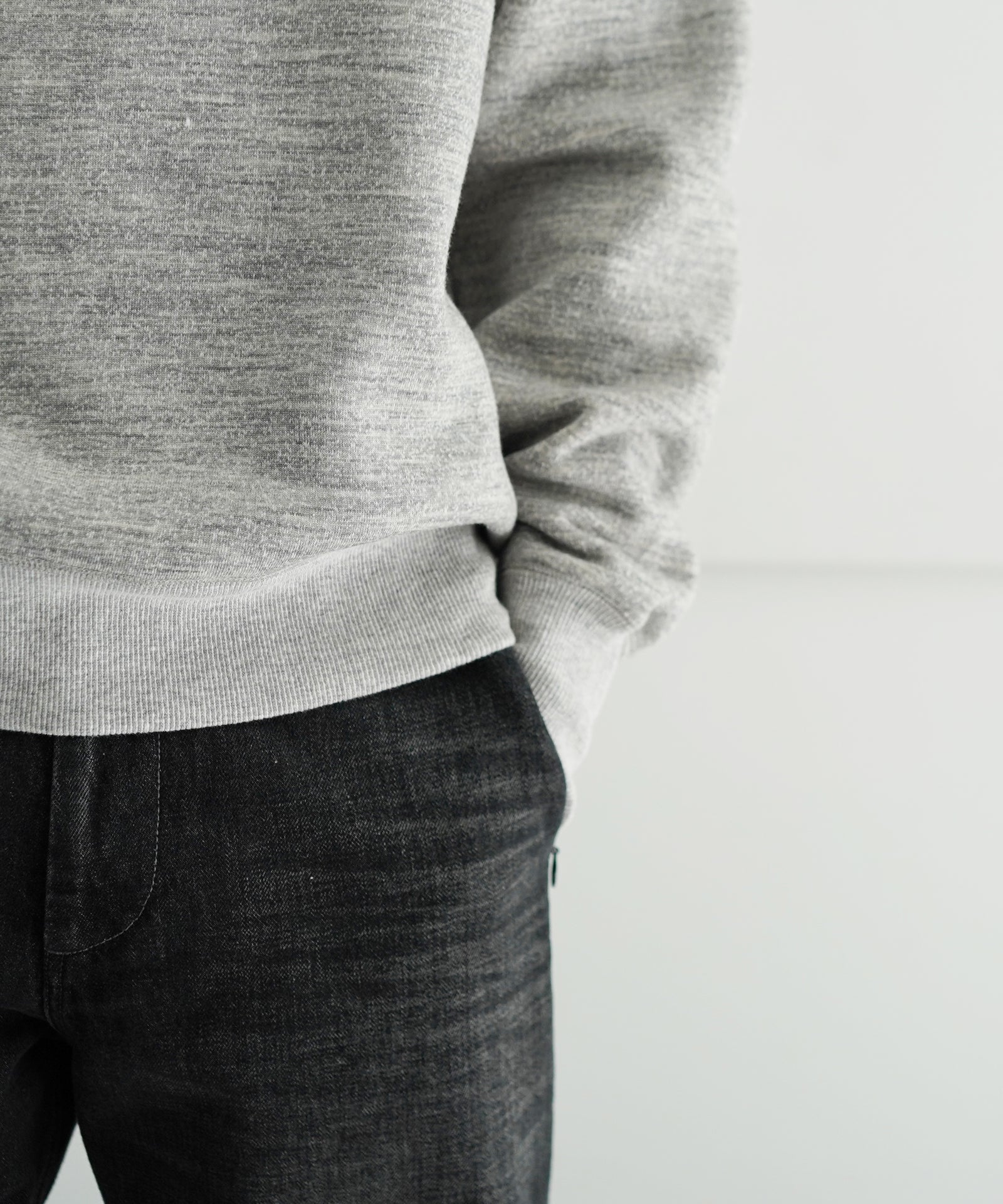 スウェット・トレーナー HUECLOSET Kevin Warm Sweat T Shirt SE556 Men's Oversized Sweatshirt -GRAPHITE – ZUBCOT