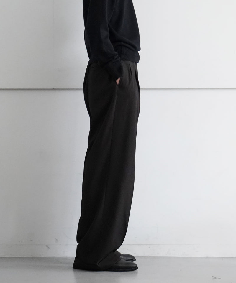 WIDE SLACKS "BROWN"