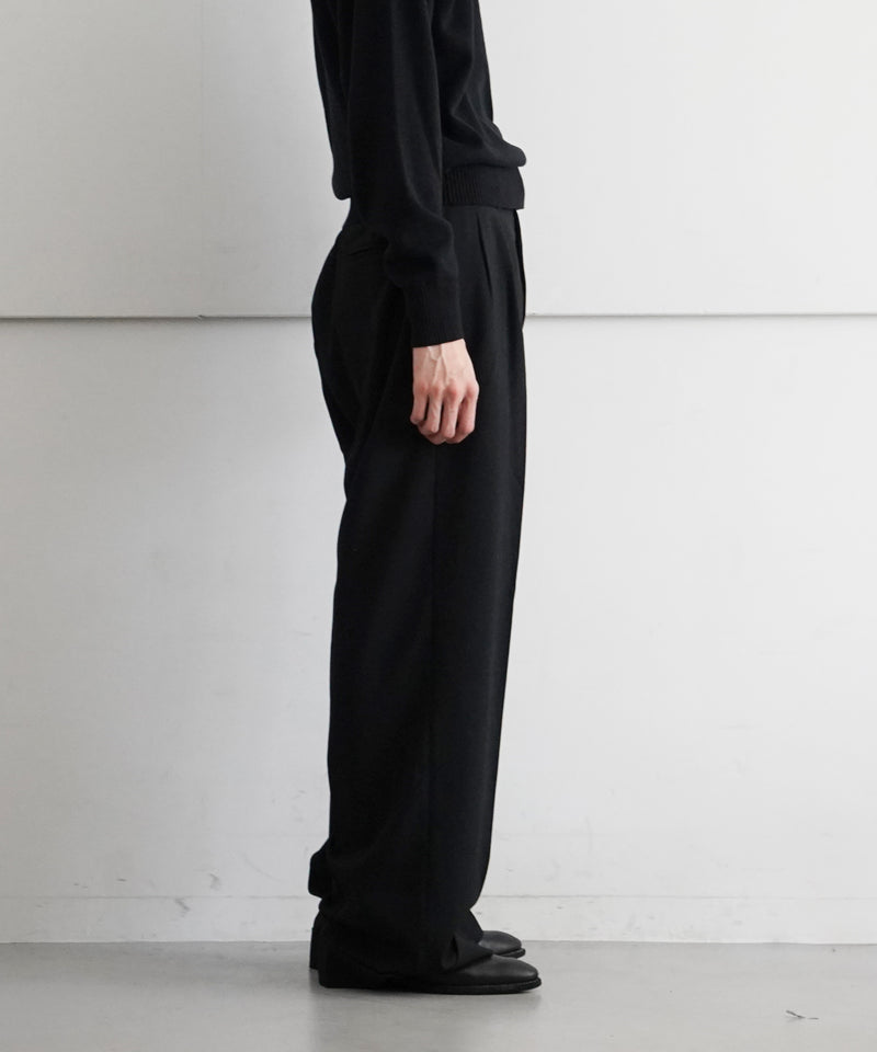 WIDE SLACKS "BLACK"