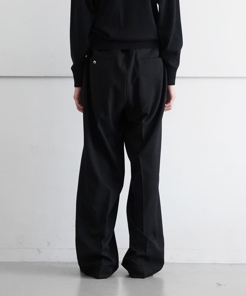 WIDE SLACKS "BLACK"