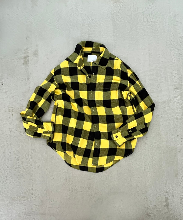 FLANNEL CHECK SHIRT "YELLOW"