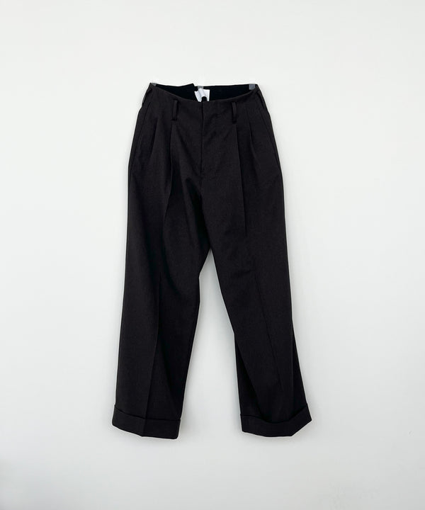 WIDE SLACKS "BROWN"