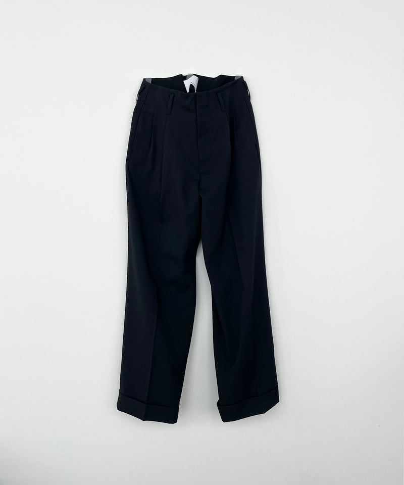 WIDE SLACKS "BLACK"