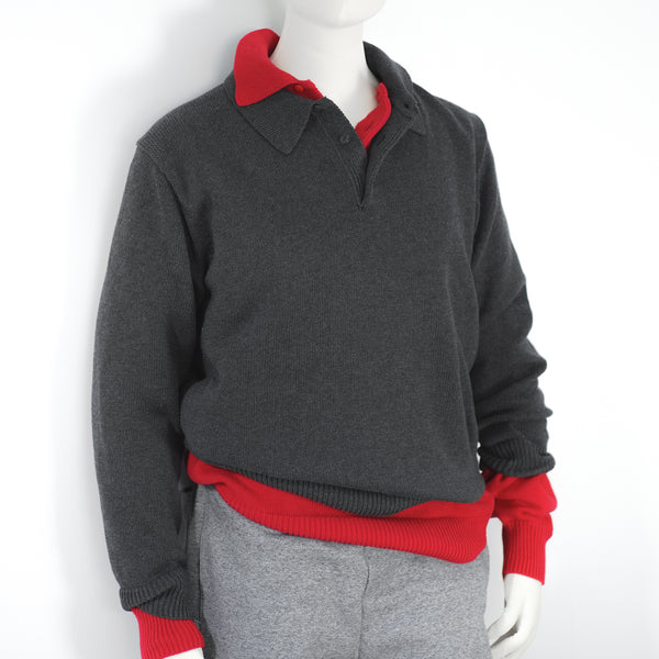 トップス KAIKO Knit polo shirt \