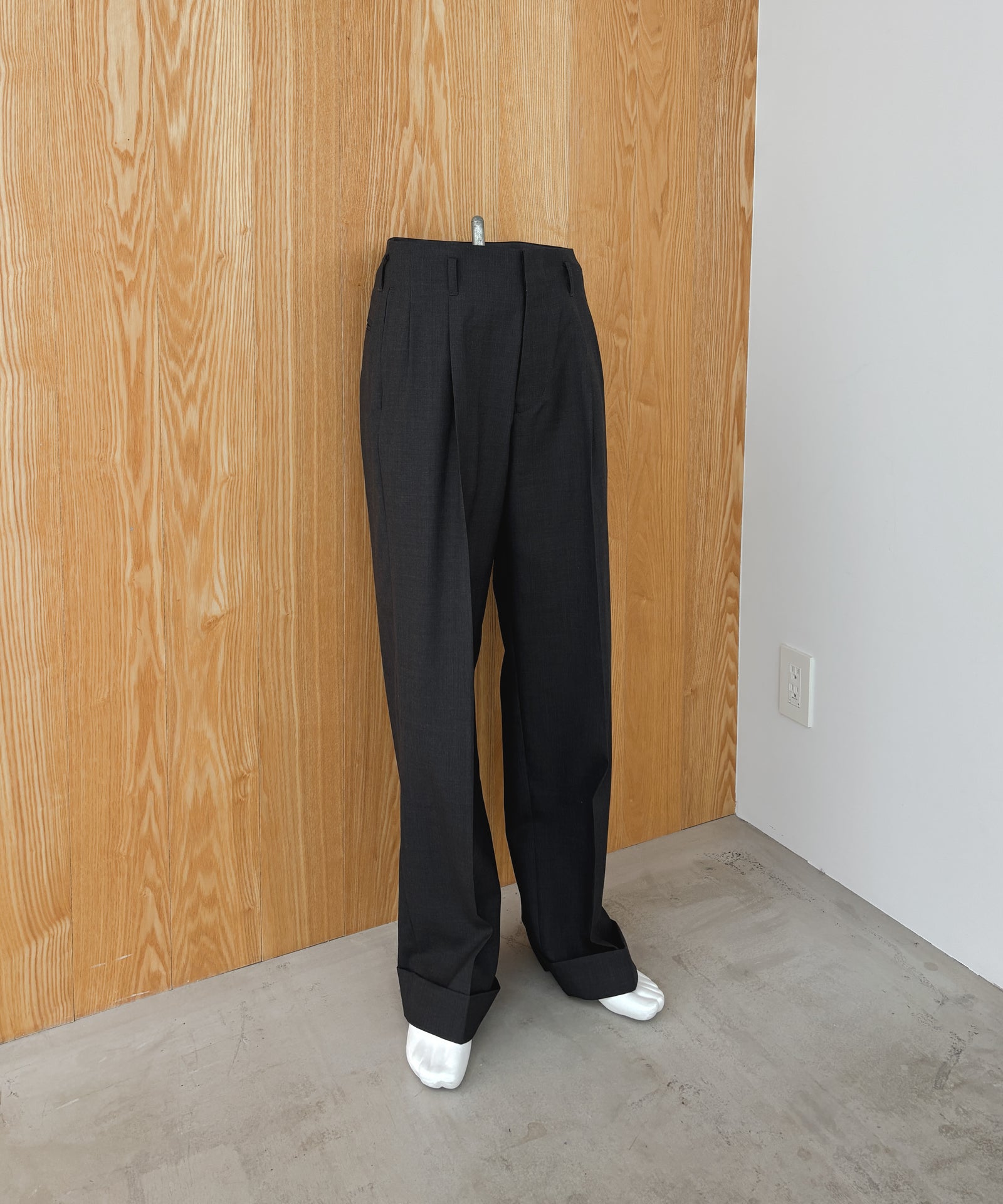 WOOL WIDE SLACKS WOOL WIDE SLACKS