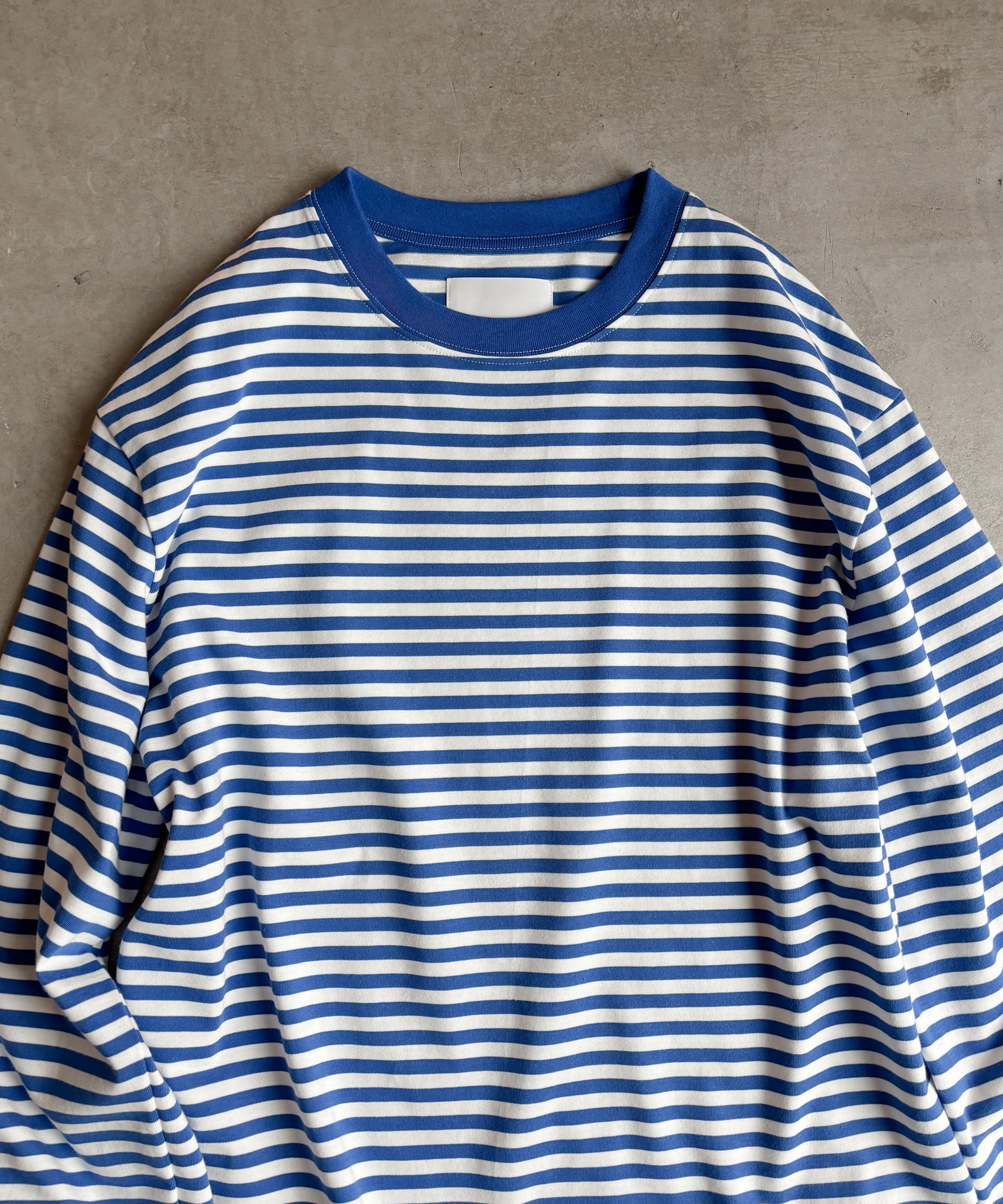 LONG SLEEVE BORDER T-SHIRT 