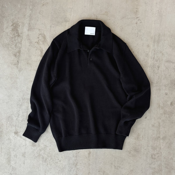 トップス KAIKO Knit polo shirt \