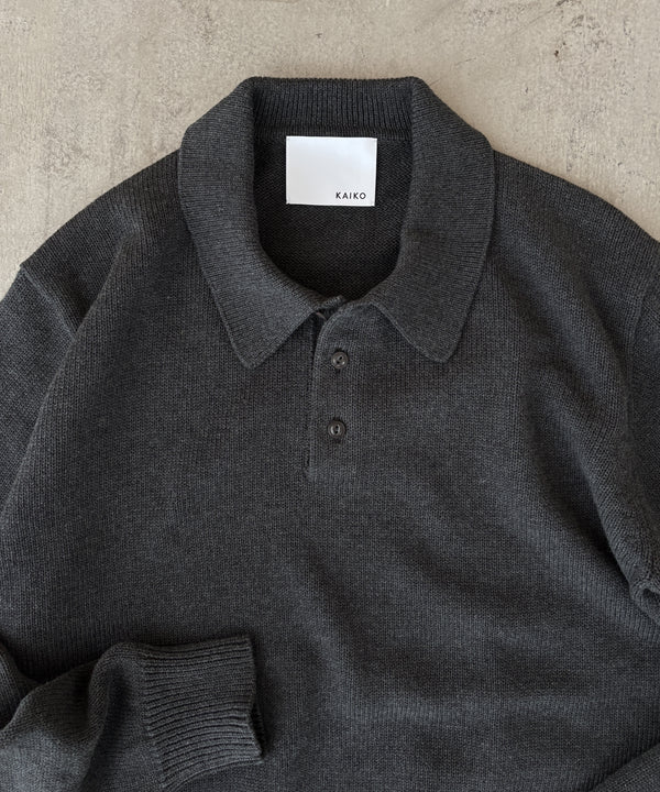 KNIT POLO SHIRT "D.FIGURE"