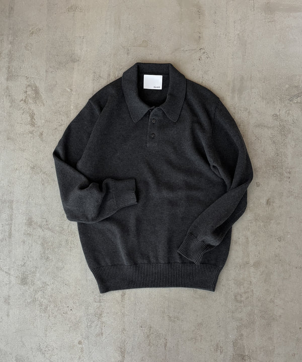 KNIT POLO SHIRT "D.FIGURE"