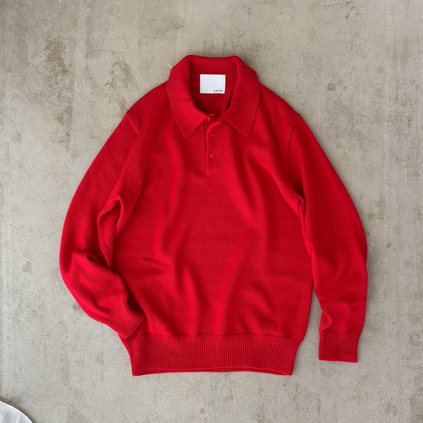 KNIT POLO SHIRT 