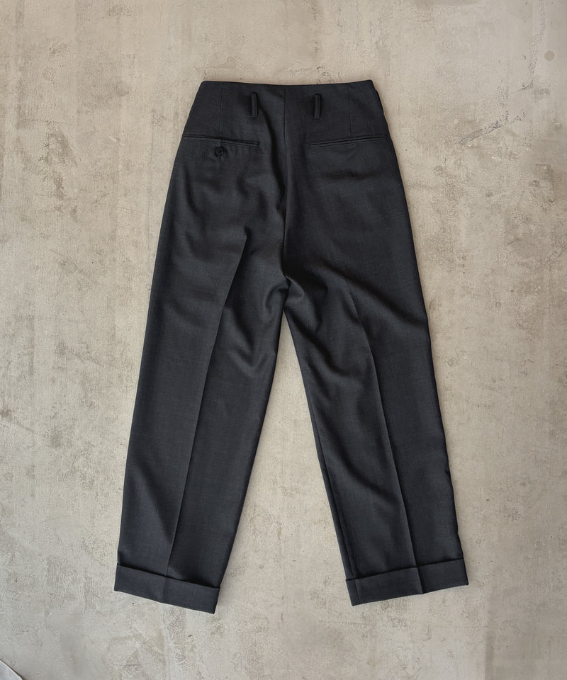 WOOL WIDE SLACKS 