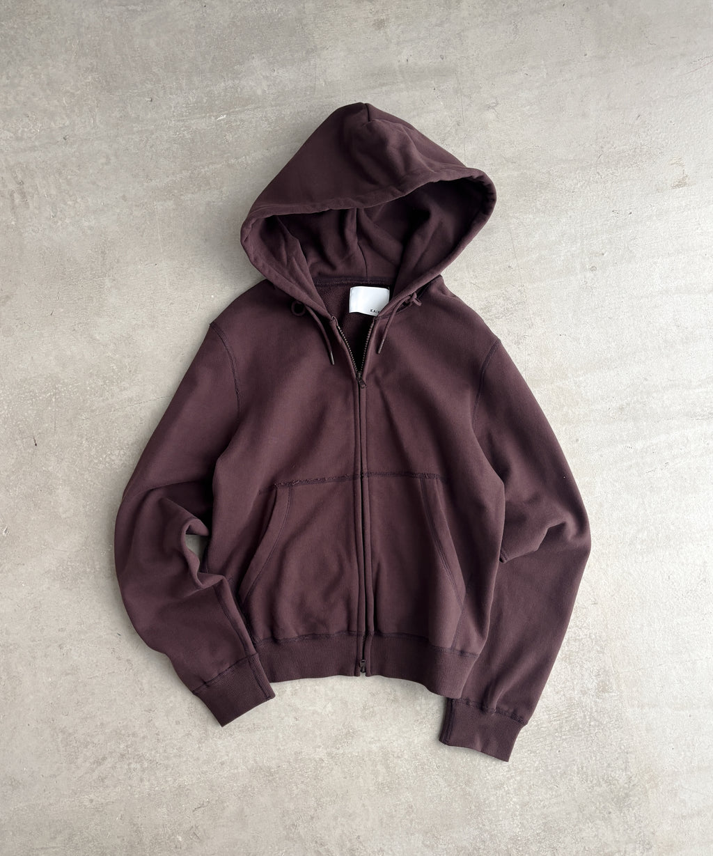 KAIKO ジップパーカー　サイズ2 KAIKO ジップパーカー サイズ2 KAIKO DOUBLE ZIP PARKA ブラック KAIKO