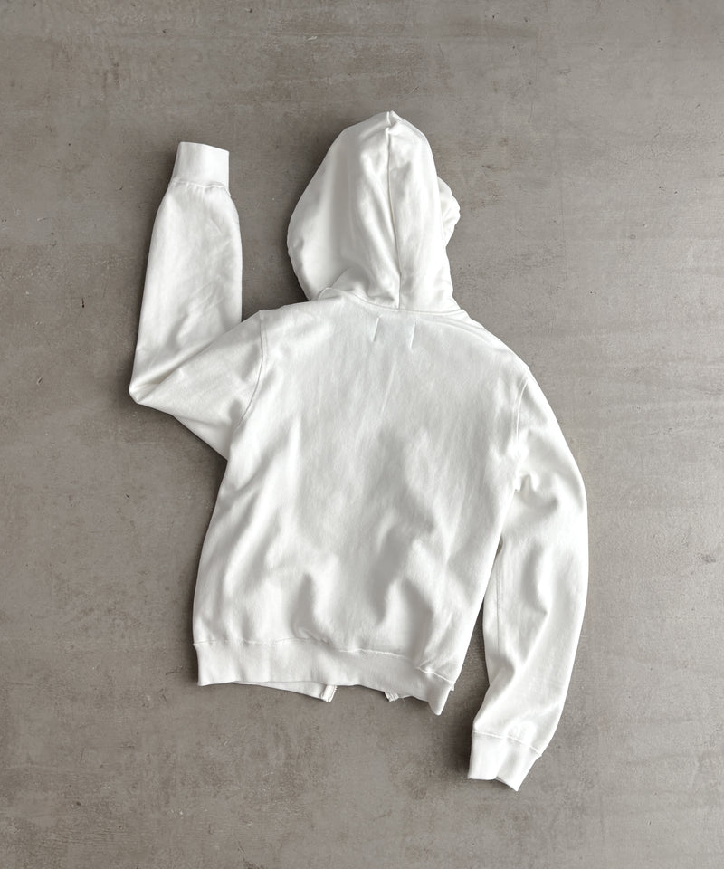 DOUBLE ZIP PARKA "WHITE"