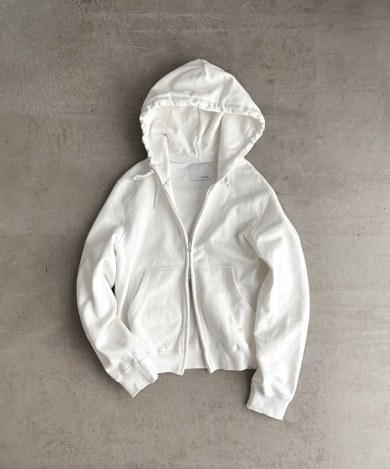 DOUBLE ZIP PARKA "WHITE"