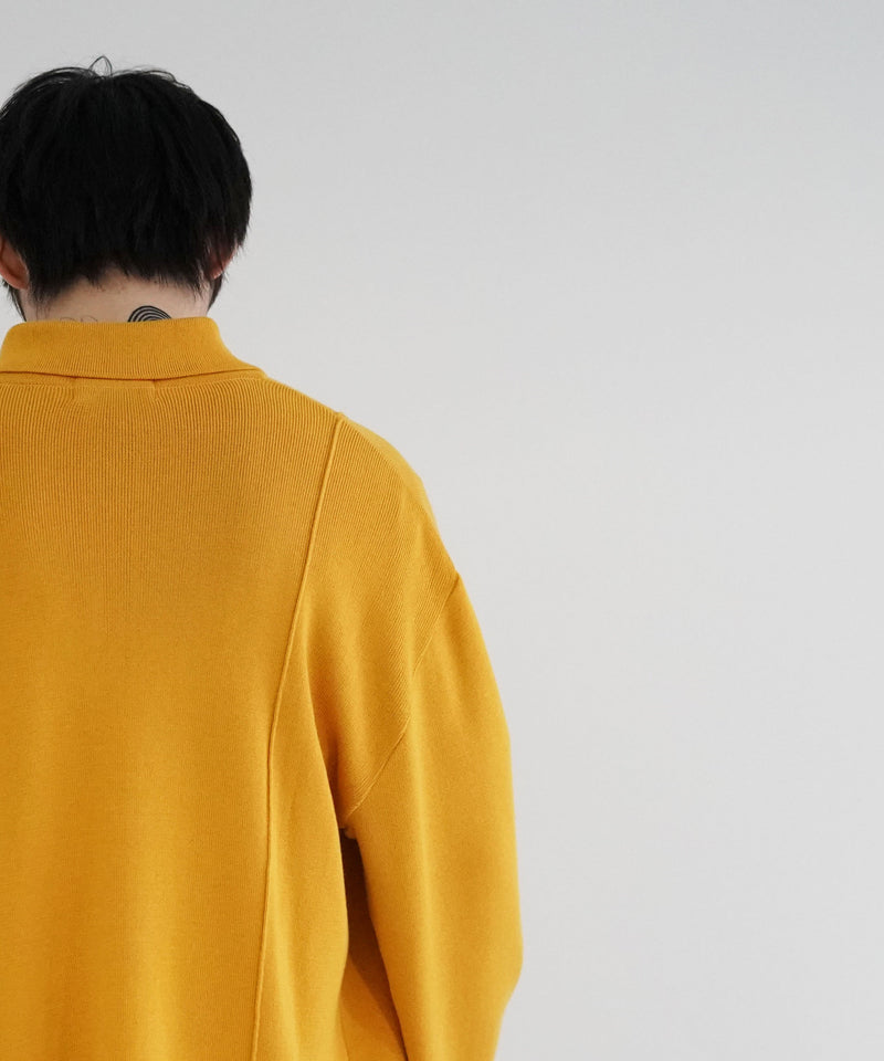 BOX KNIT SHIRT "YELLOW"