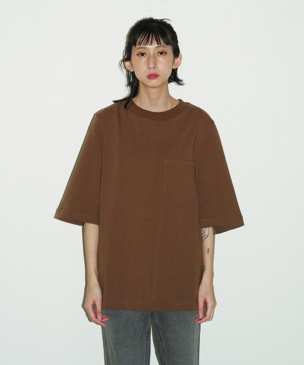 「OUT STOCK」 BOX TEE "BROWN"