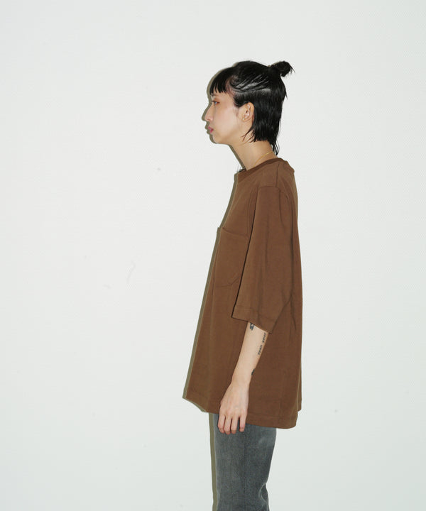 「OUT STOCK」 BOX TEE "BROWN"