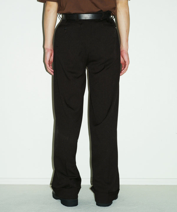 WIDE SLACKS "BROWN"