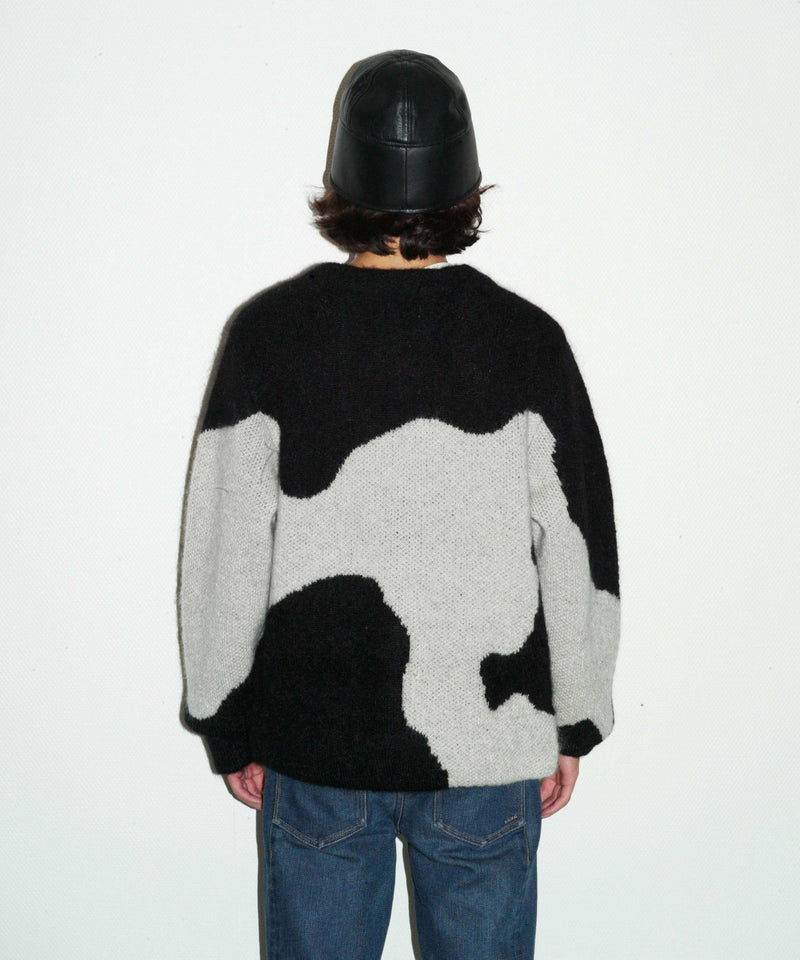 「OUT STOCK」 KNIT CARDIGAN "BLACK"