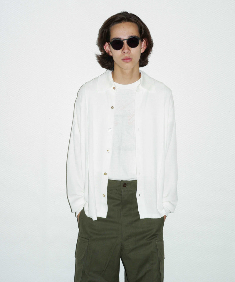 「OUT STOCK」 BOX KNIT SHIRT "C.GRAY"