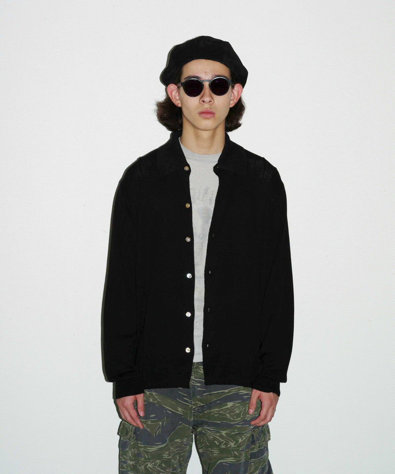 BOX KNIT SHIRT "OFF WHITE"