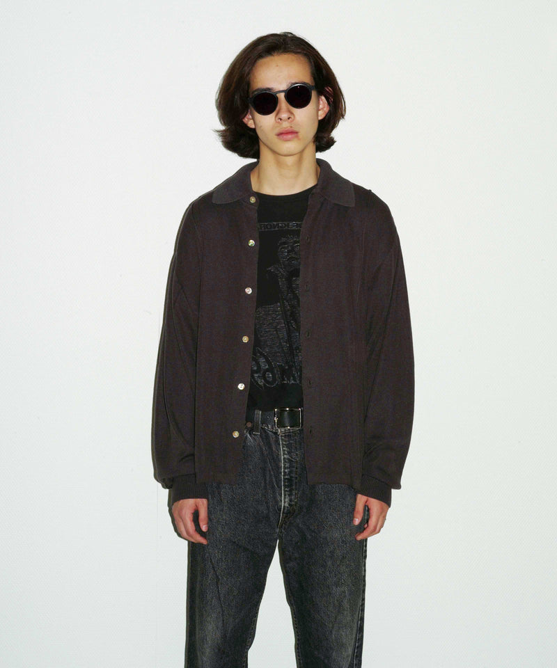 BOX KNIT SHIRT "OFF WHITE"