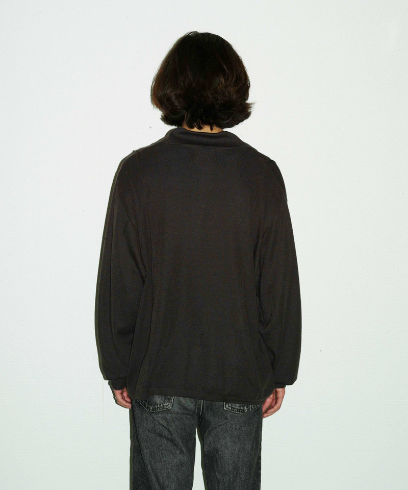 「OUT STOCK」 BOX KNIT SHIRT "C.GRAY"