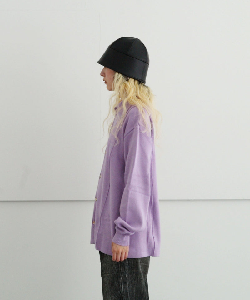 BOX KNIT SHIRT "OFF WHITE"